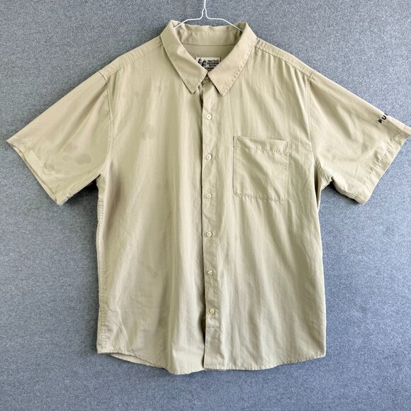 VNT Y2K Marmot Mountain Works “Pursuit” Lightweight Rip‑Stop Button Shirt Size L - Picture 1 of 12